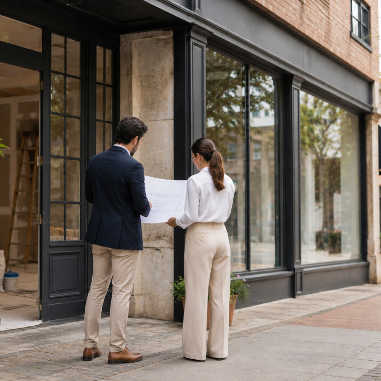 Proyecto de reforma de local comercial en Madrid
